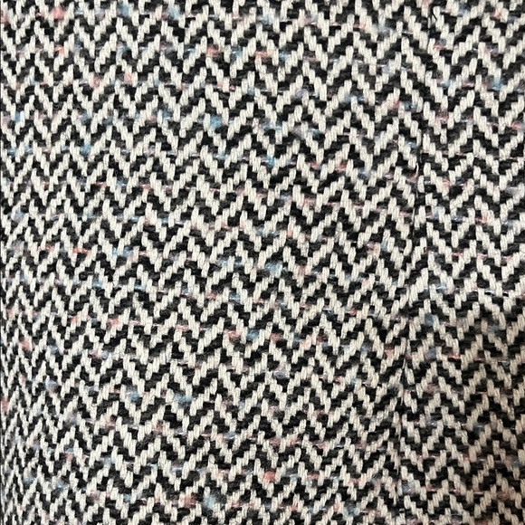 J. Crew Black and White Herringbone Jacket - Picture 3 of 4